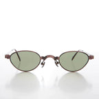 Unique 90s Steampunk Sunglass Unisex Futuristic - Petar - Copper