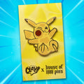 Pika Smashed 1.75" Hard Enamel Pin