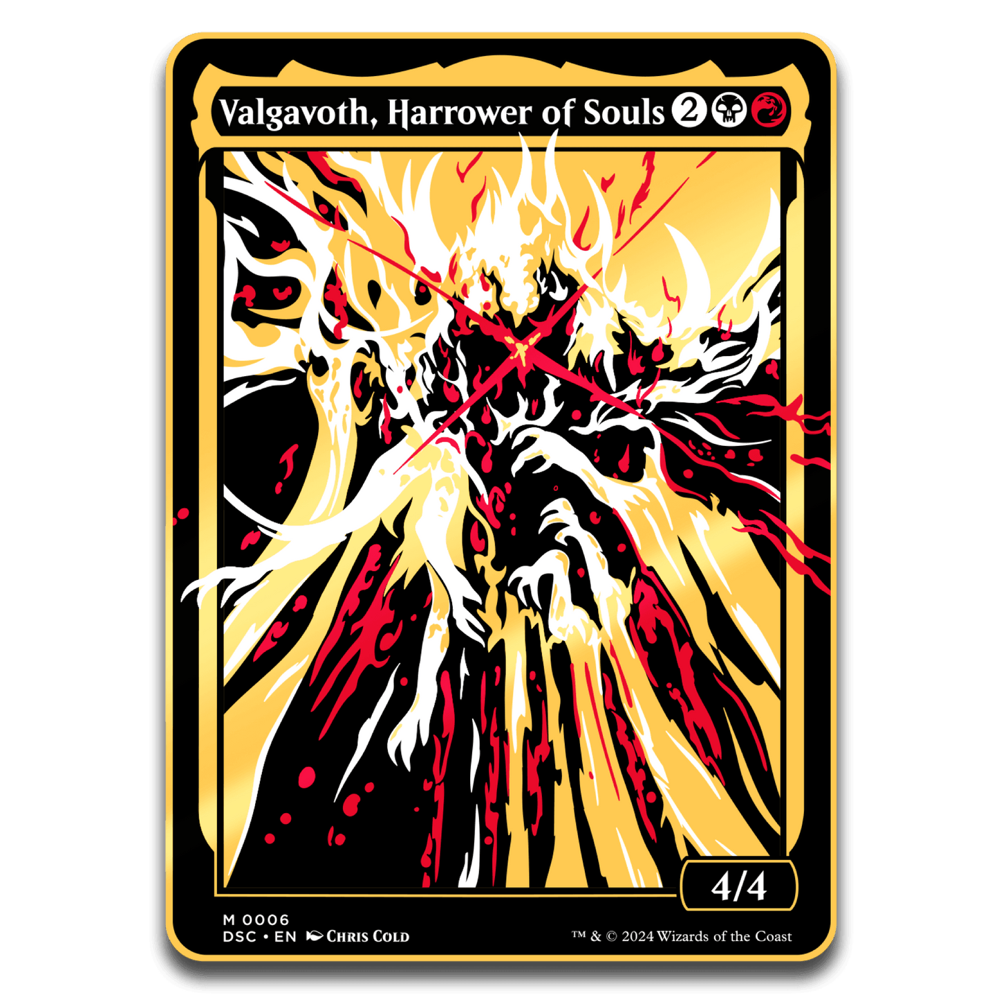 Magic: The Gathering - Valgavoth Harrower of Souls Commander Token - 