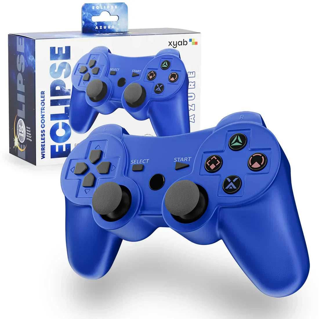 ECLIPSE Wireless Bluetooth Controller for PlayStation 3 - Blue