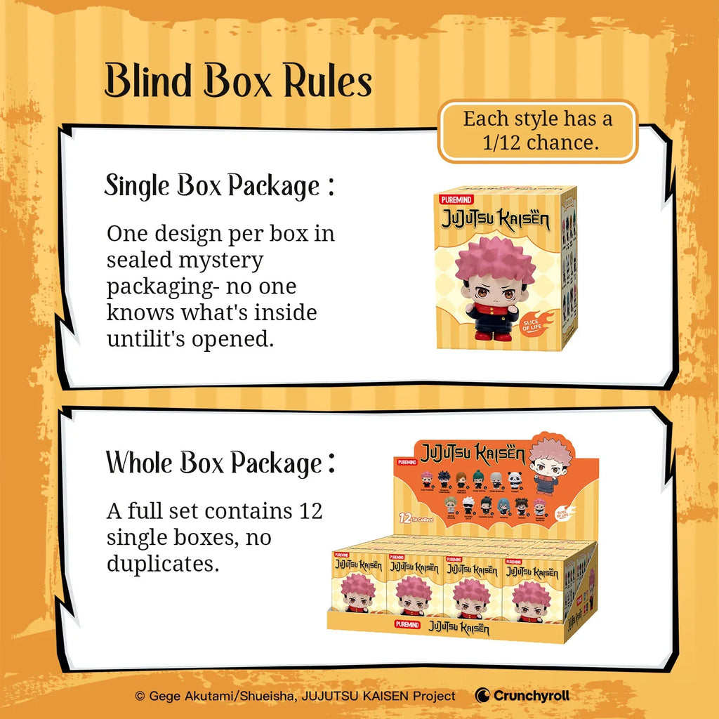 Puremind x Jujutsu Kaisen Slice of Life Blind Box - Official Mystery Figure