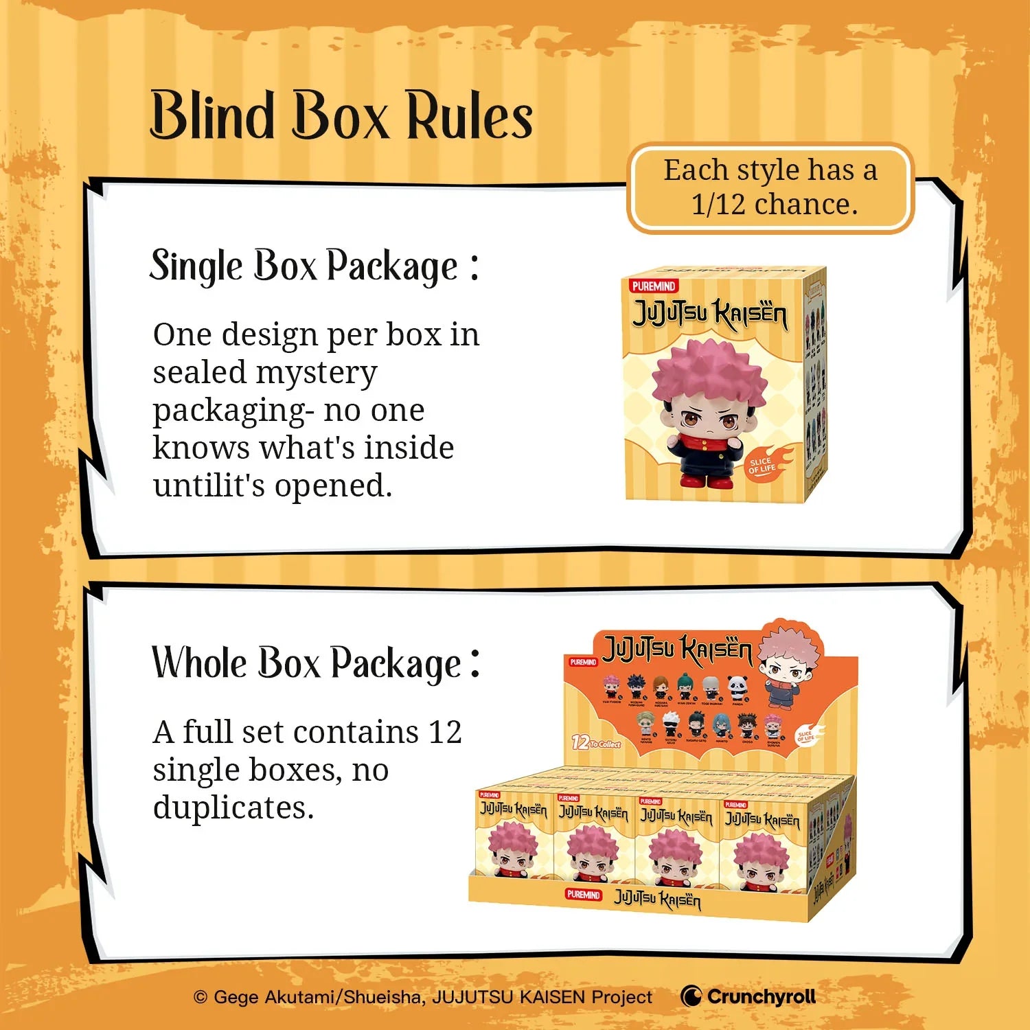 Puremind x Jujutsu Kaisen Slice of Life Blind Box - Official Mystery Figure