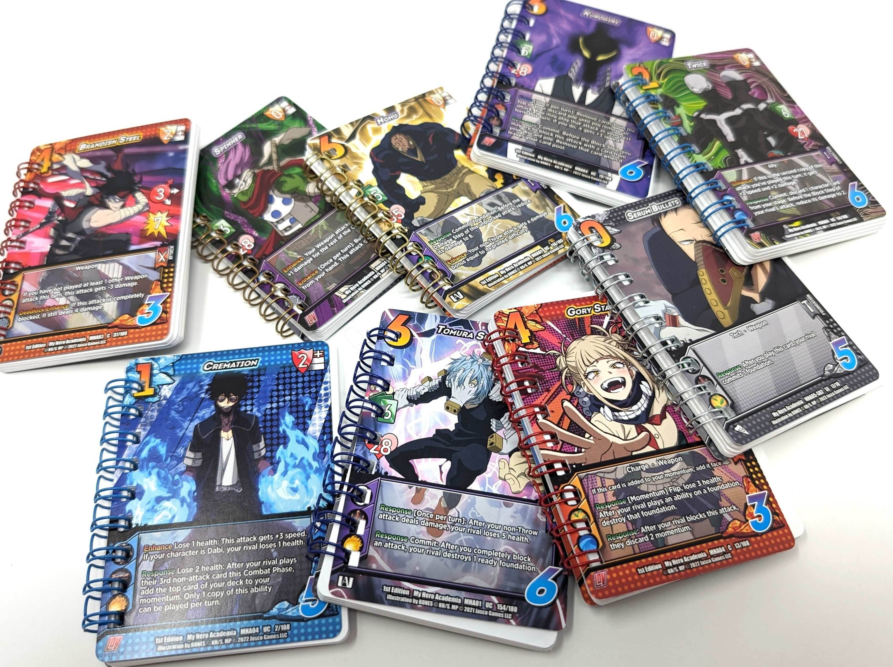 My Hero Academia Trading Card Notebook - Random Villain