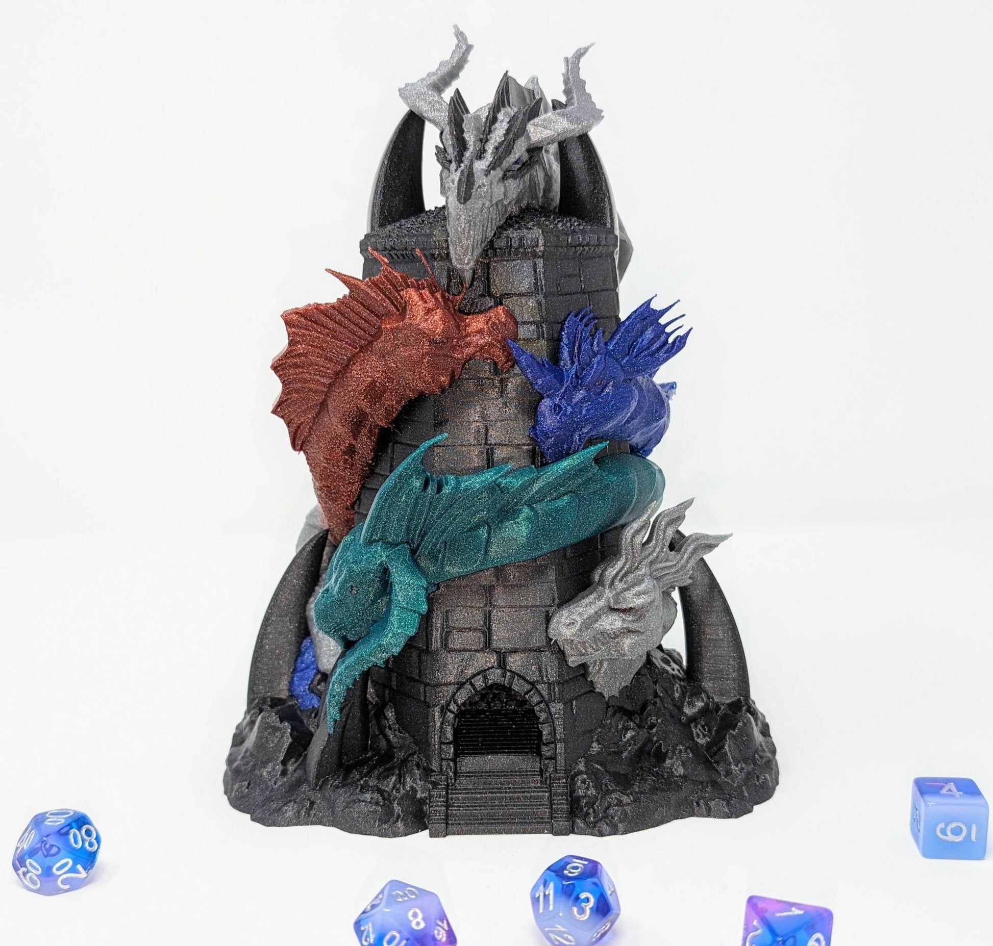 Tiamat Dice Roller - Multicolor As Shown / Large Tray