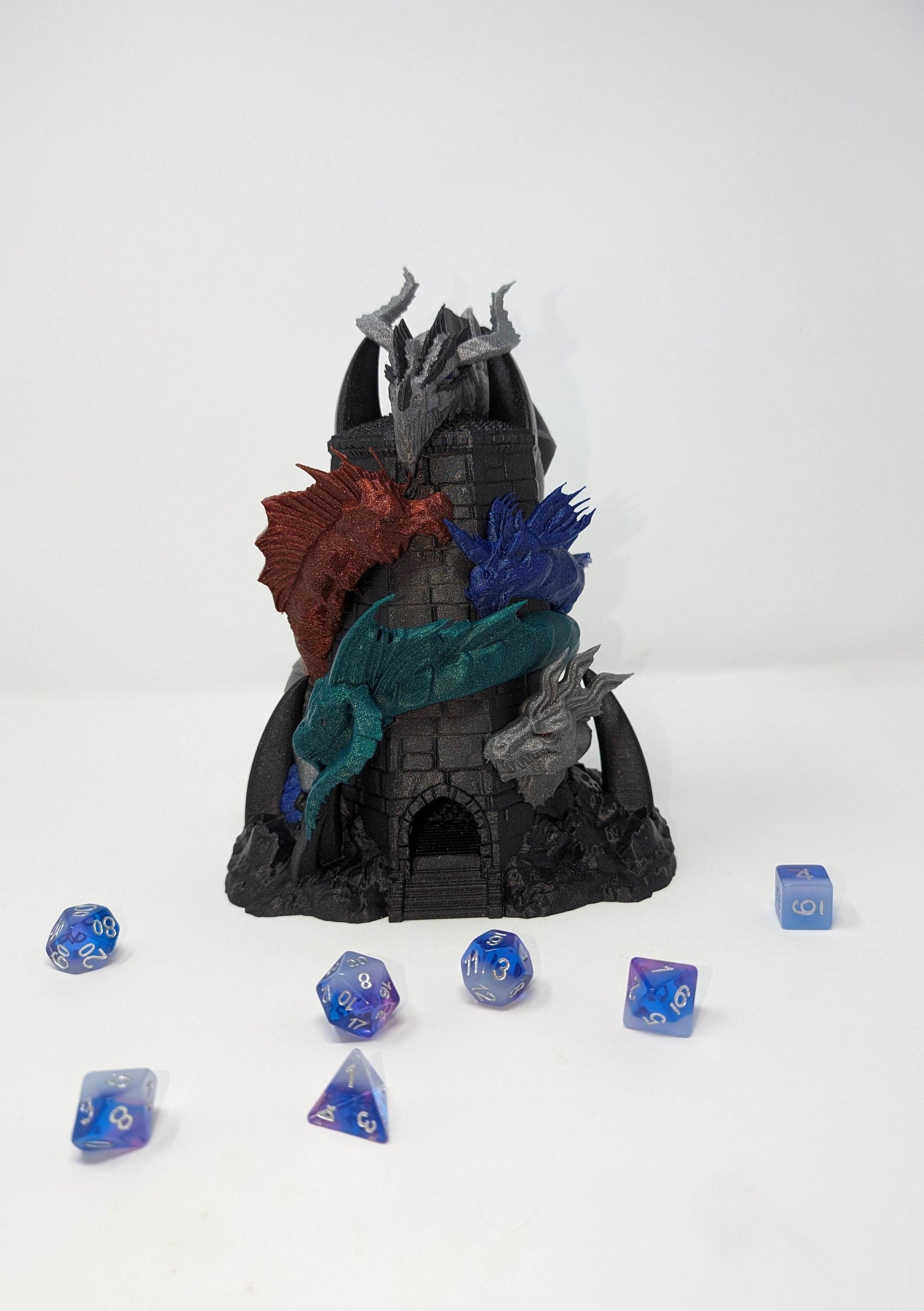 Tiamat Dice Roller - Multicolor As Shown / Large Tray
