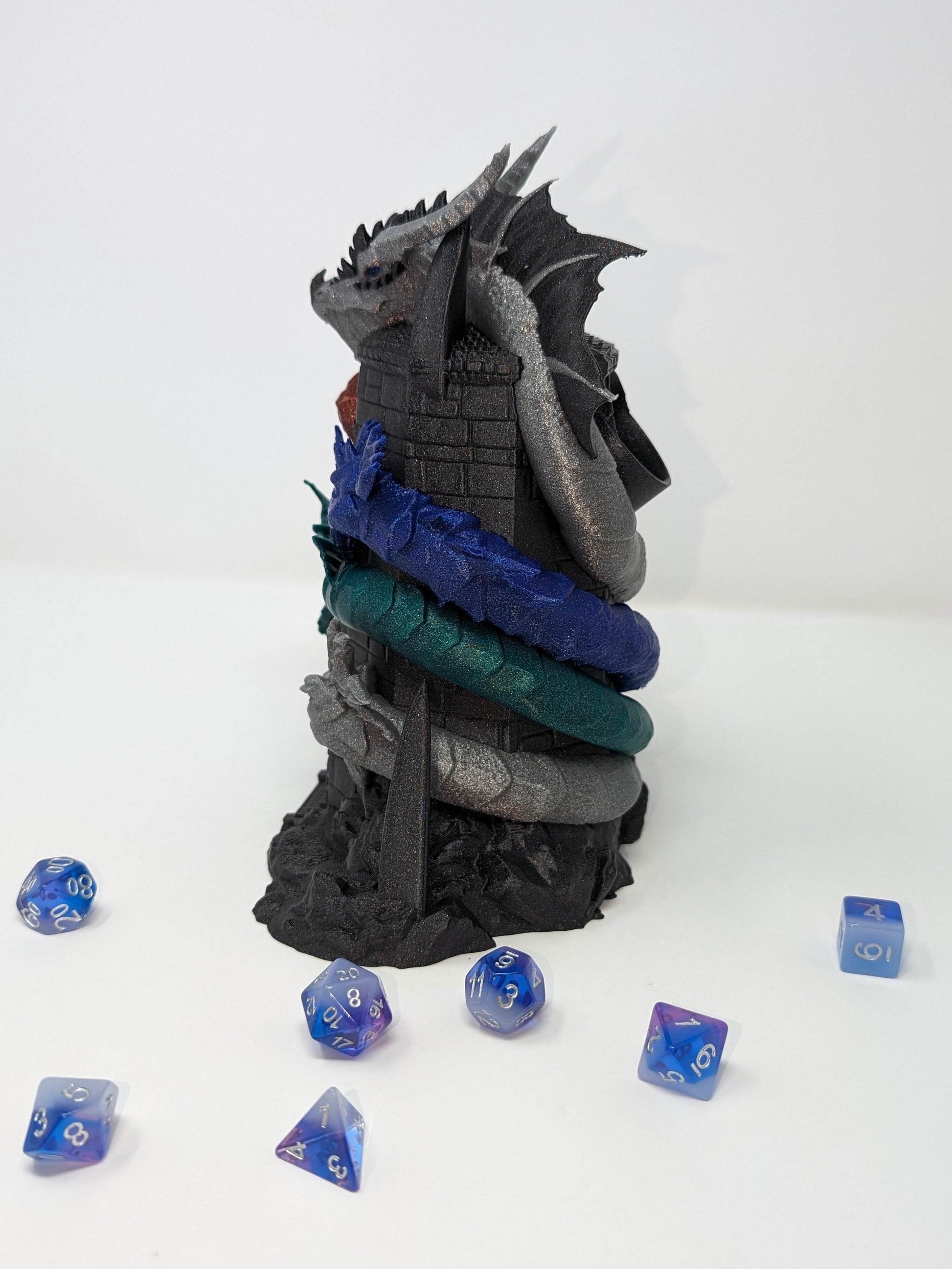 Tiamat Dice Roller - Multicolor As Shown / Large Tray