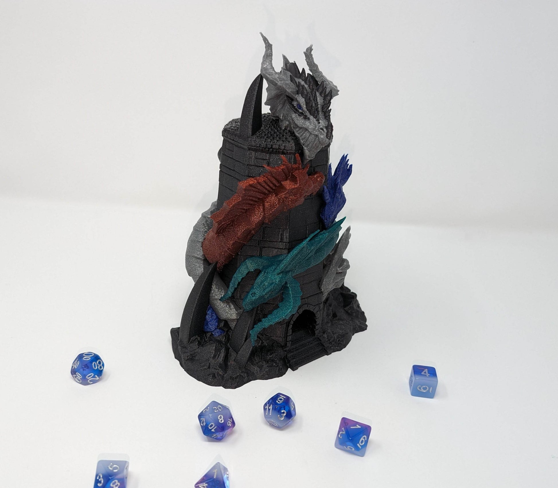 Tiamat Dice Roller - Multicolor As Shown / Large Tray