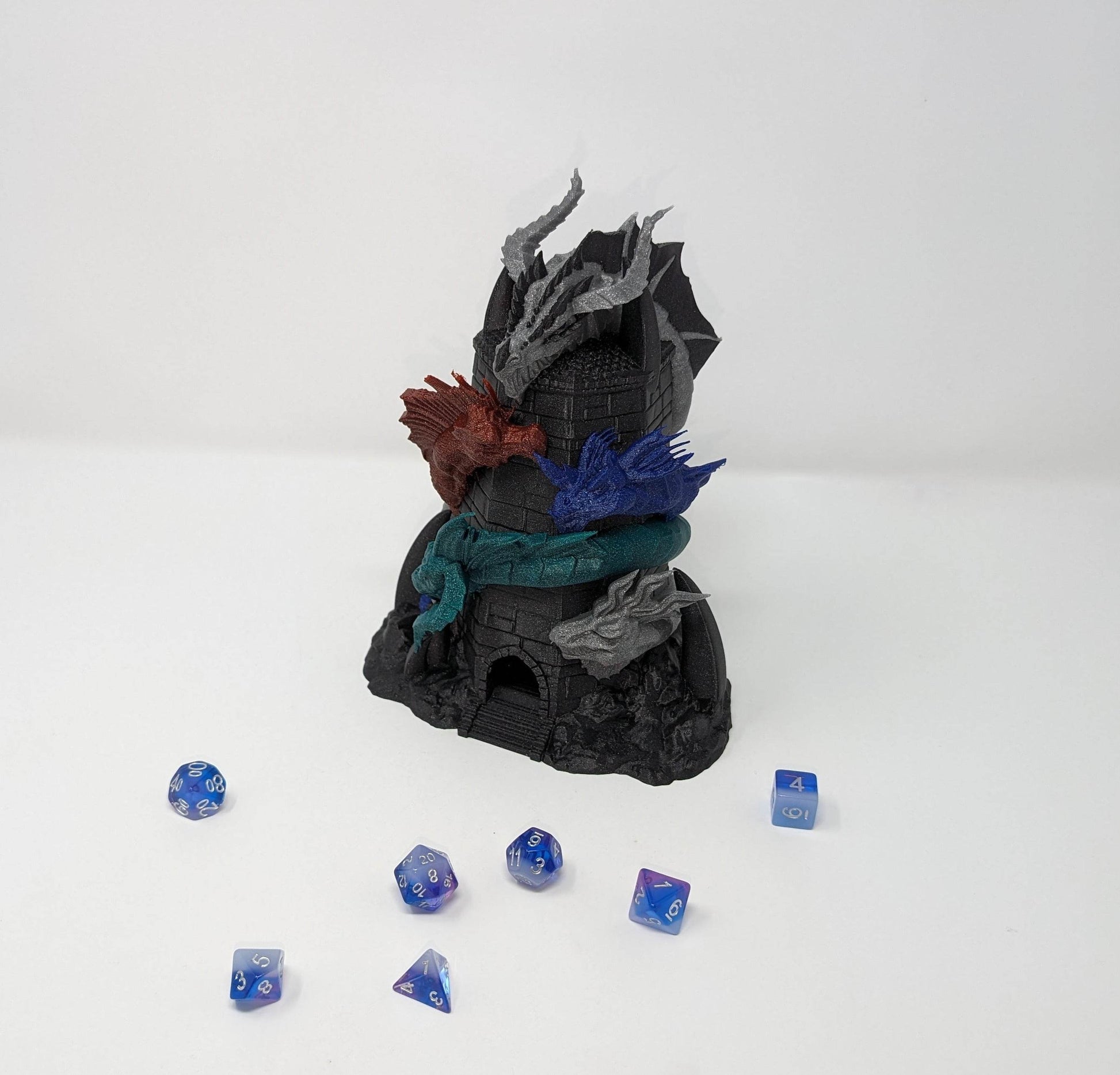 Tiamat Dice Roller - Multicolor As Shown / Large Tray