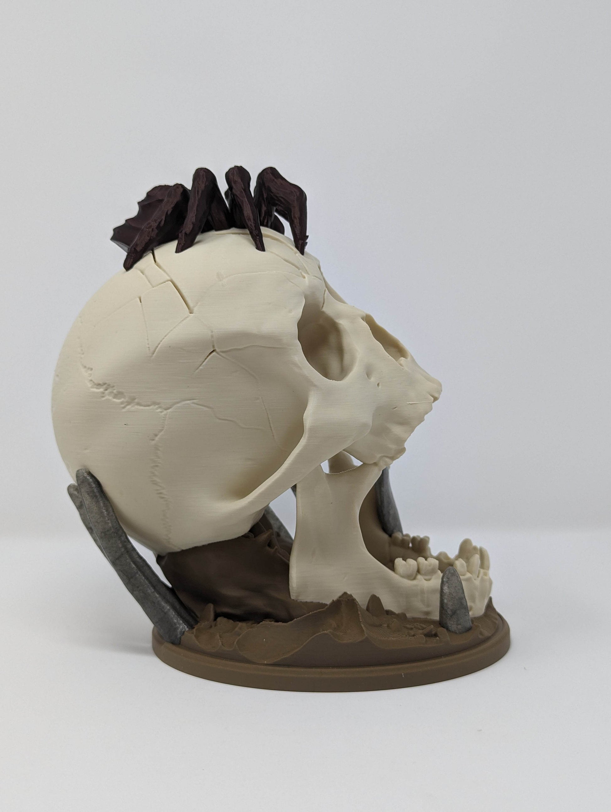 Desert Skull Dice Tower - Multicolor As Shown / Spider / Regular