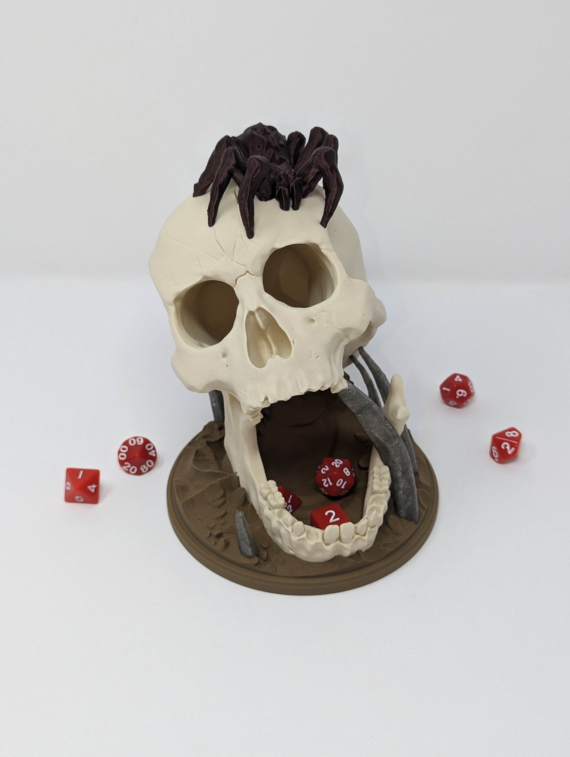 Desert Skull Dice Tower - Multicolor As Shown / Spider / Regular