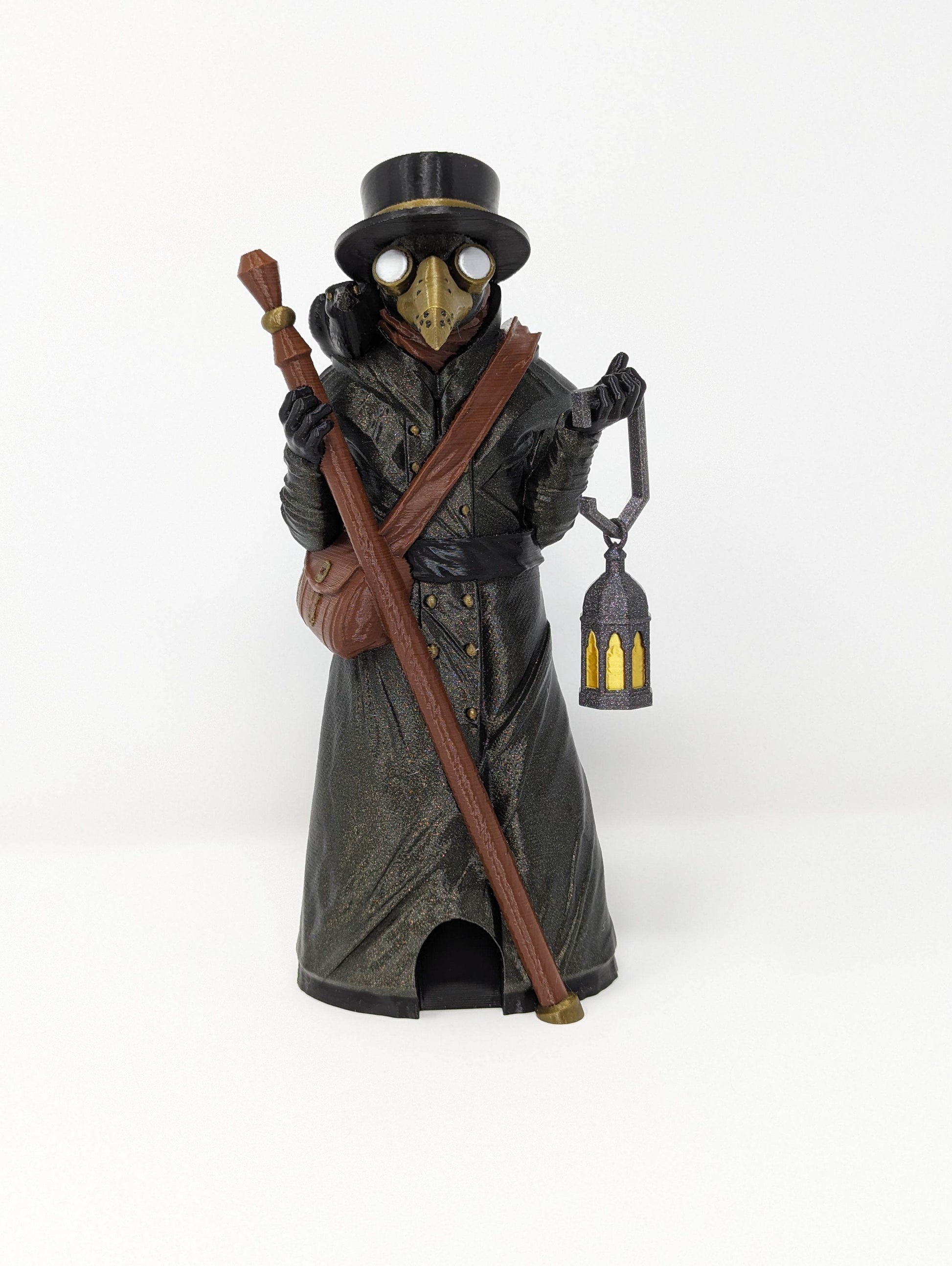 Plague Doctor Dice Roller - Multicolor As Pictured / Large Tray