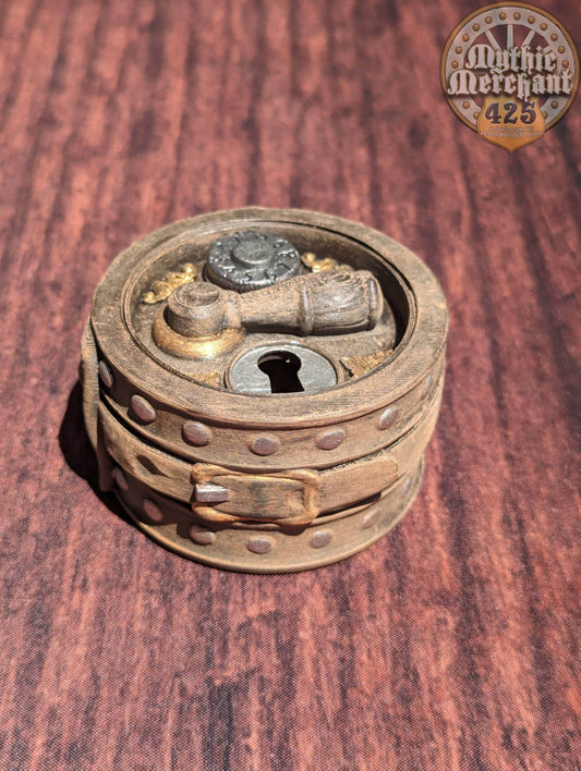 Rogue Class 3D Printed Dice Jail | RPG Dice Vault | D20 Storage Box | Wargaming - Player Gift - Stealth, Shadows & Sharp Rolls. - Black / Yes- Include Random Dice Set