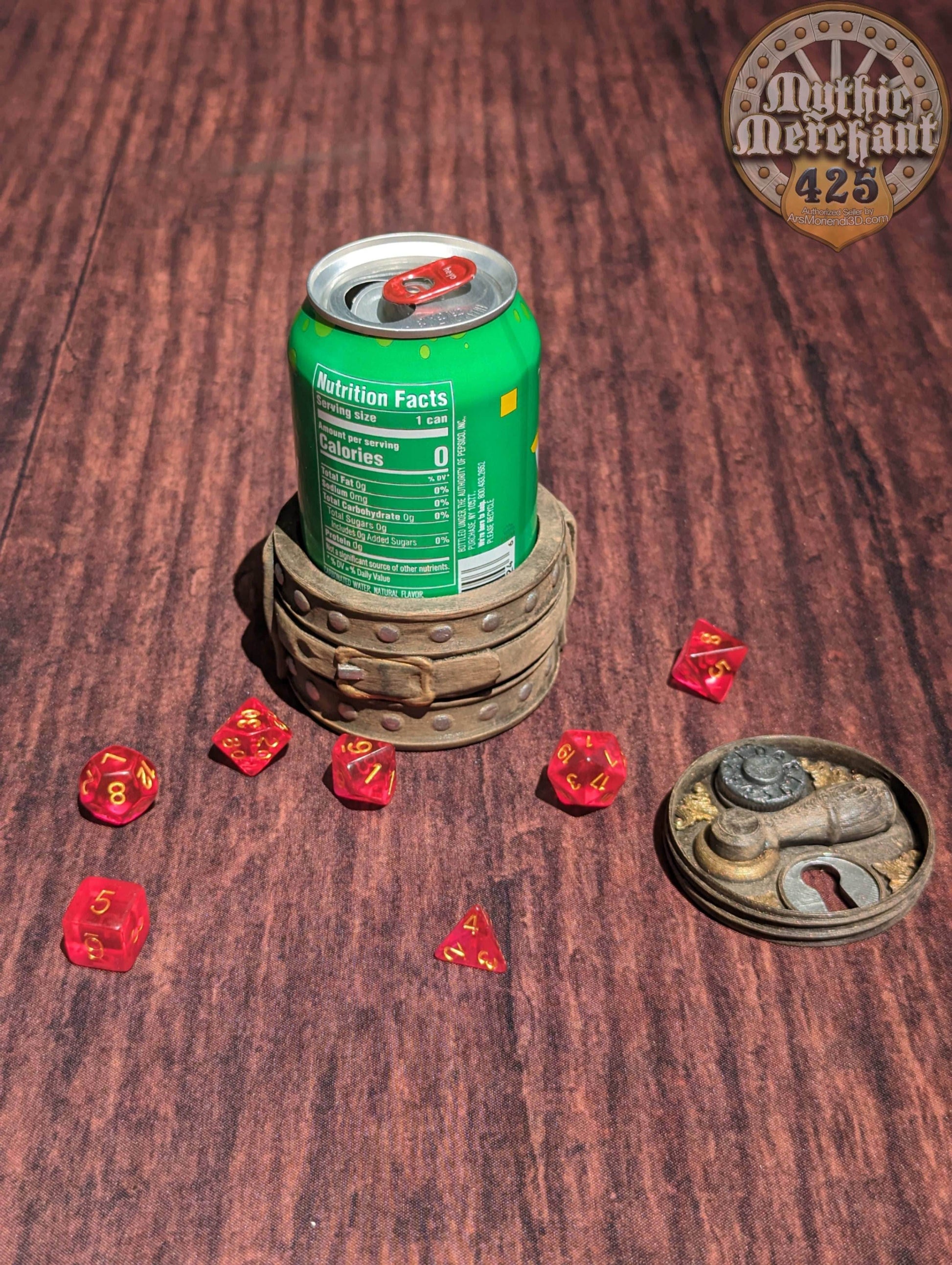 Rogue Class 3D Printed Dice Jail | RPG Dice Vault | D20 Storage Box | Wargaming - Player Gift - Stealth, Shadows & Sharp Rolls. - Black / Yes- Include Random Dice Set