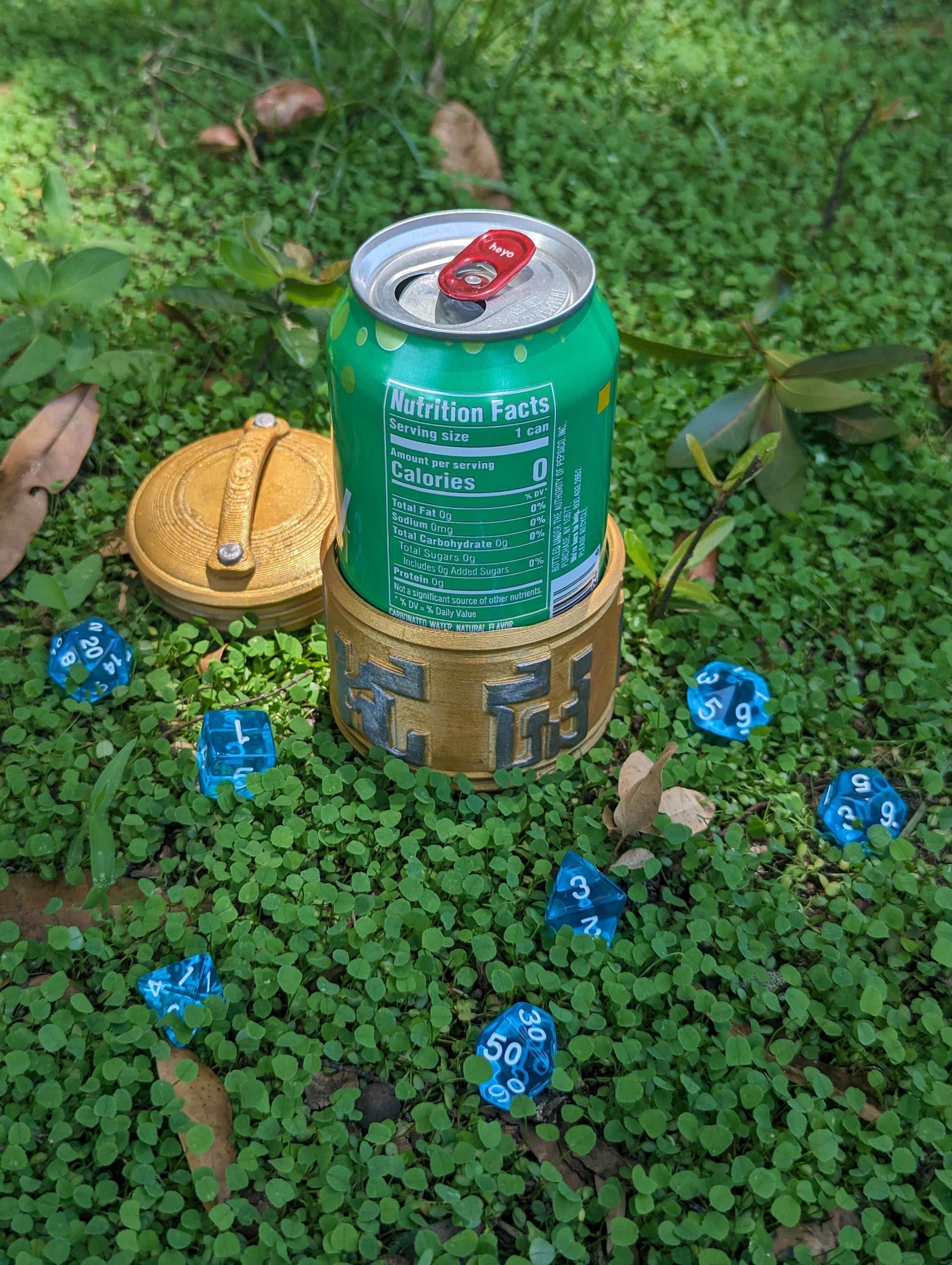 Monk 3D Printed Dice Jail | RPG Dice Vault | Mythic Mugs Collection by Ars Moriendi 3D- Channel Inner Peace with Every Roll! - Black / Yes- Include Random Dice Set