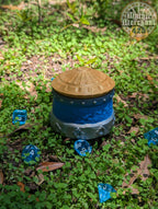 Lion's Brew 3D Printed Dice Jail | Tabletop Coaster | Mythic Mugs Collection by Ars Moriendi 3D - Adventure Calls! - Black / Yes- Include Random Dice Set