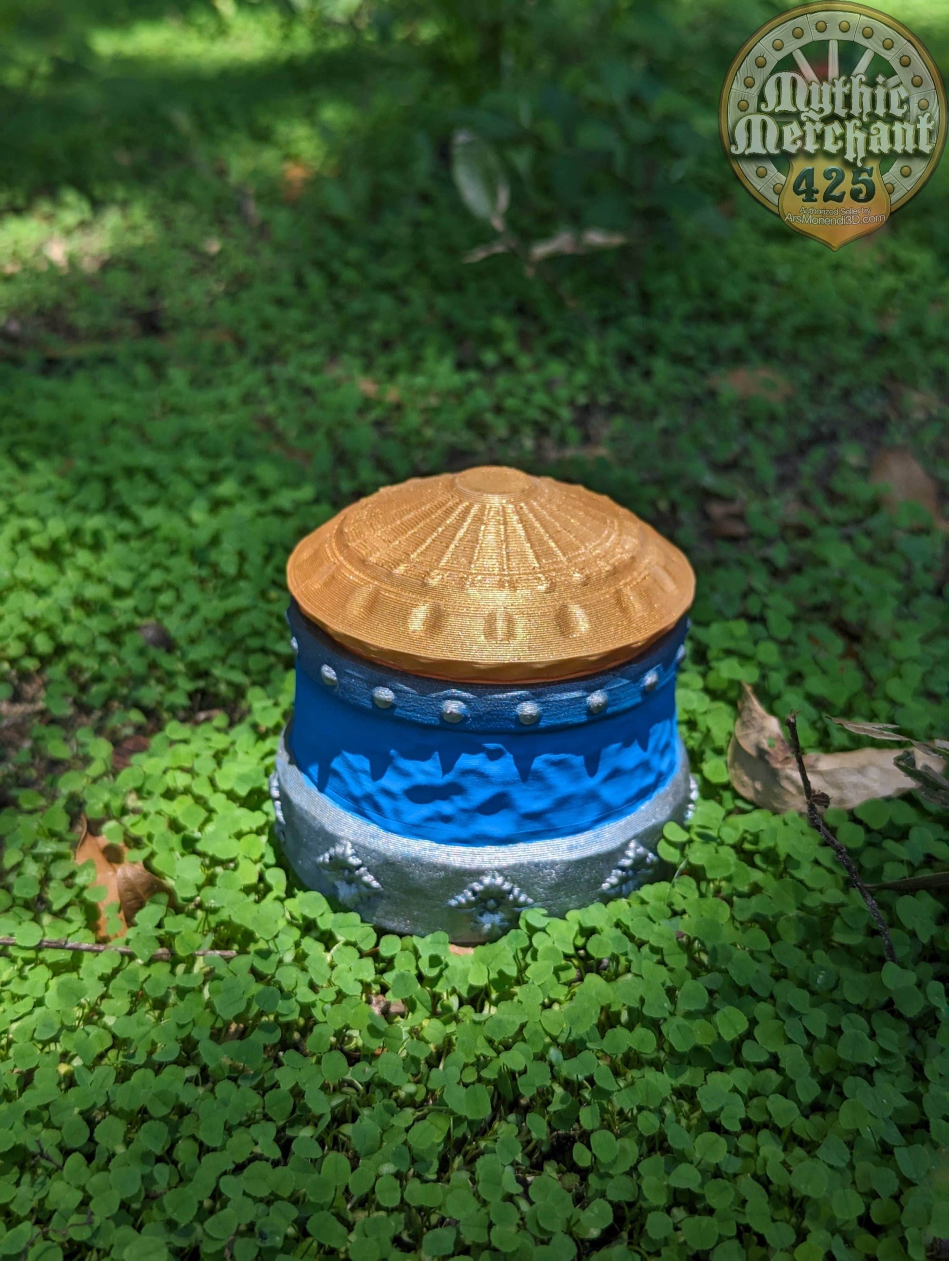 Lion's Brew 3D Printed Dice Jail | Tabletop Coaster | Mythic Mugs Collection by Ars Moriendi 3D - Adventure Calls! - Black / Yes- Include Random Dice Set