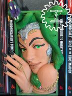 Medusa 3D Printed Book Nook- Miniatures of Madness- Beware the Gaze of Medusa!