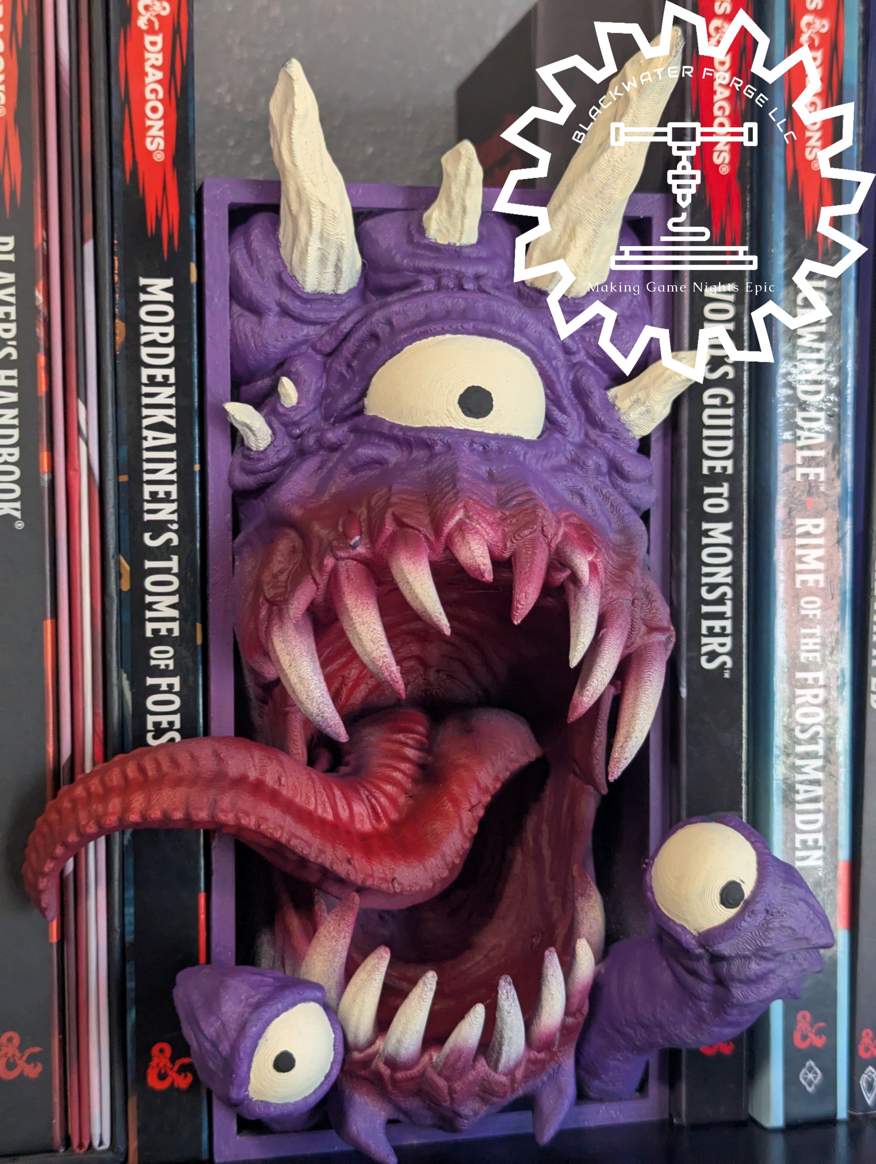 Beholder 3D Printed Book Nook- Miniatures of Madness- Eyes Everywhere!