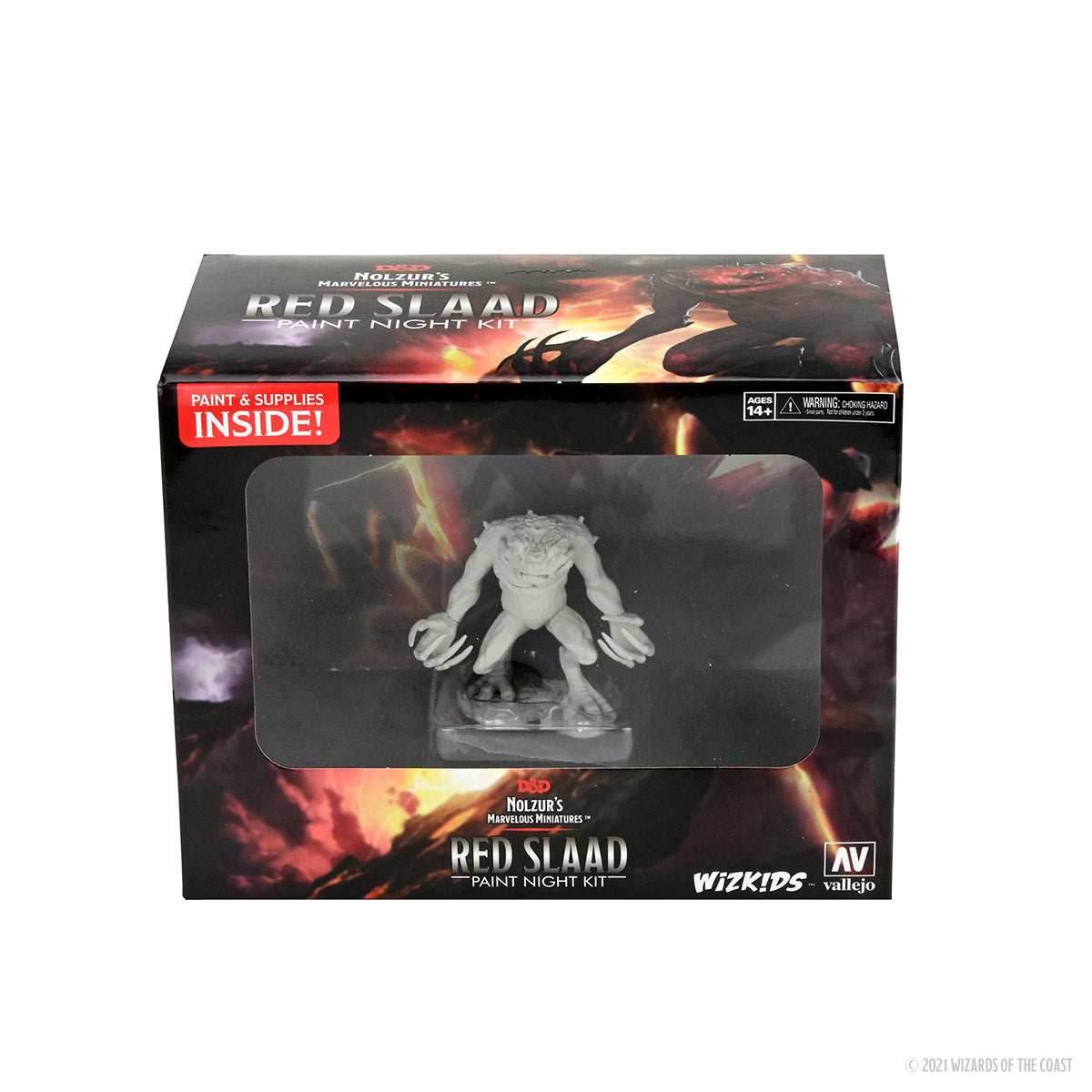 D&D: Nolzur's Marvelous Miniatures - Red Slaad (Paint Night Kit) - 