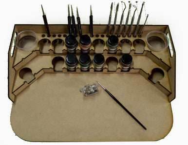 Painting Station - 34mm for GW, Citadel, Model Master, etc - 