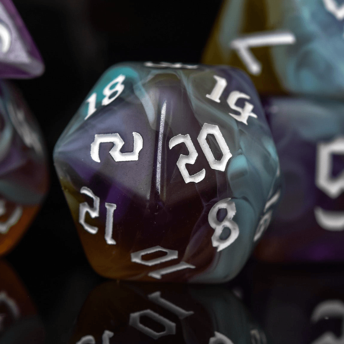 Paladin Class Acrylic Dice Set - 