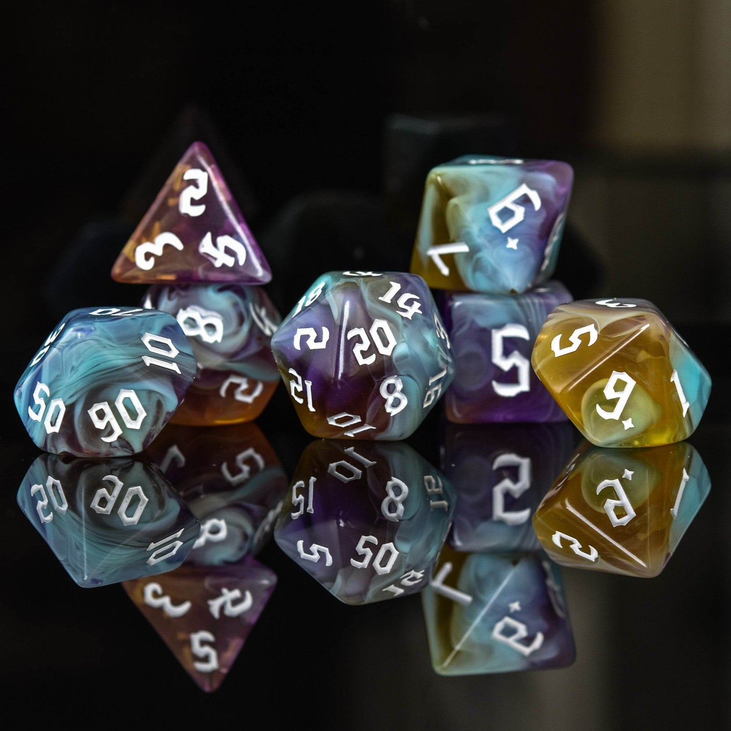 Paladin Class Acrylic Dice Set - 