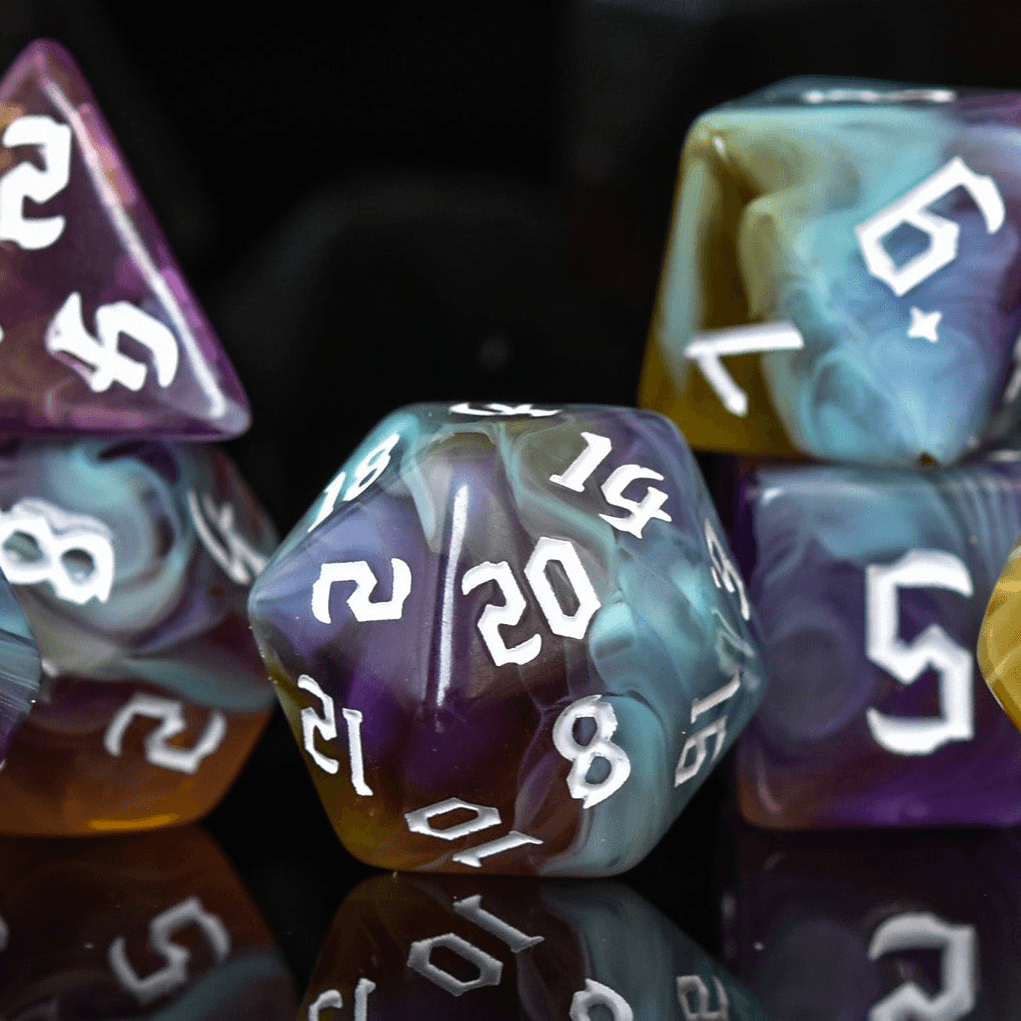 Paladin Class Acrylic Dice Set - 