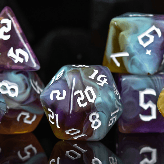 Paladin Class Acrylic Dice Set - 