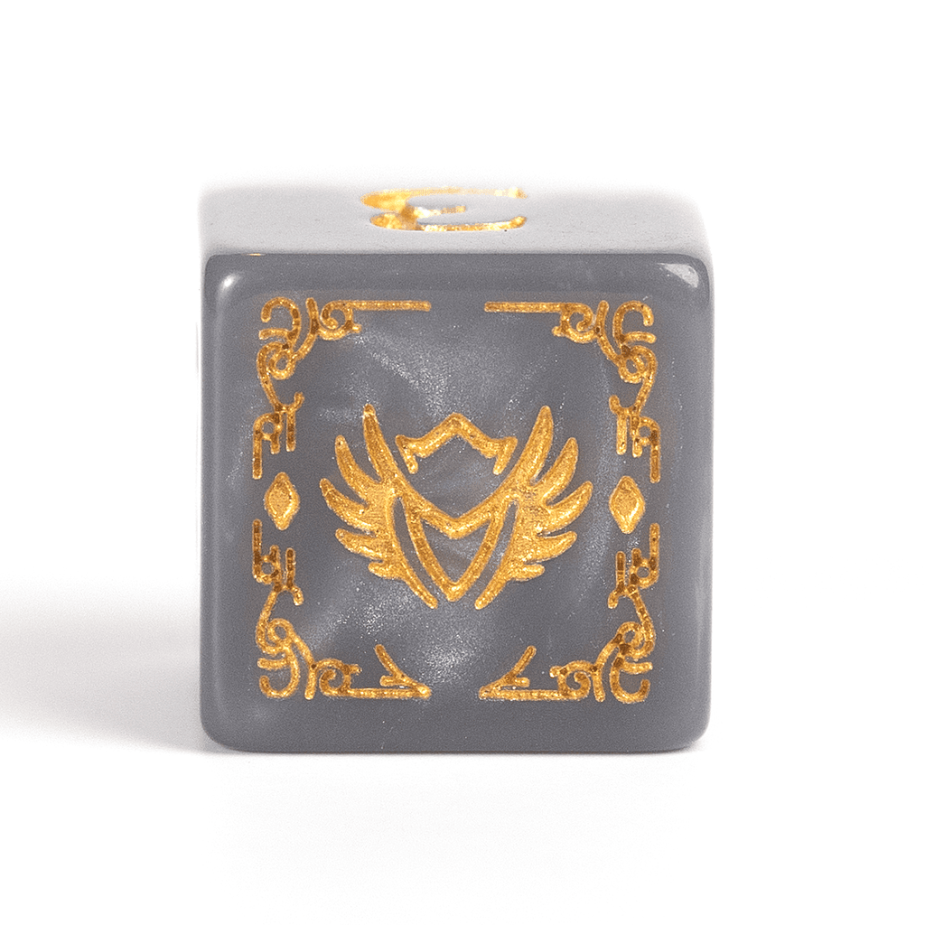 D&D Adventure Dice Set - Paladin Edition | White/Grey 14pc Collection - 