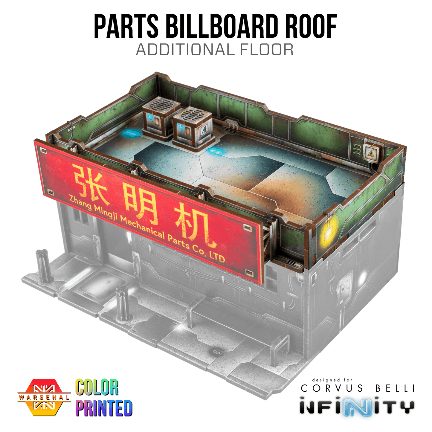 Xiguan Components - Roofs - Parts Billboard Roof / Color Printed