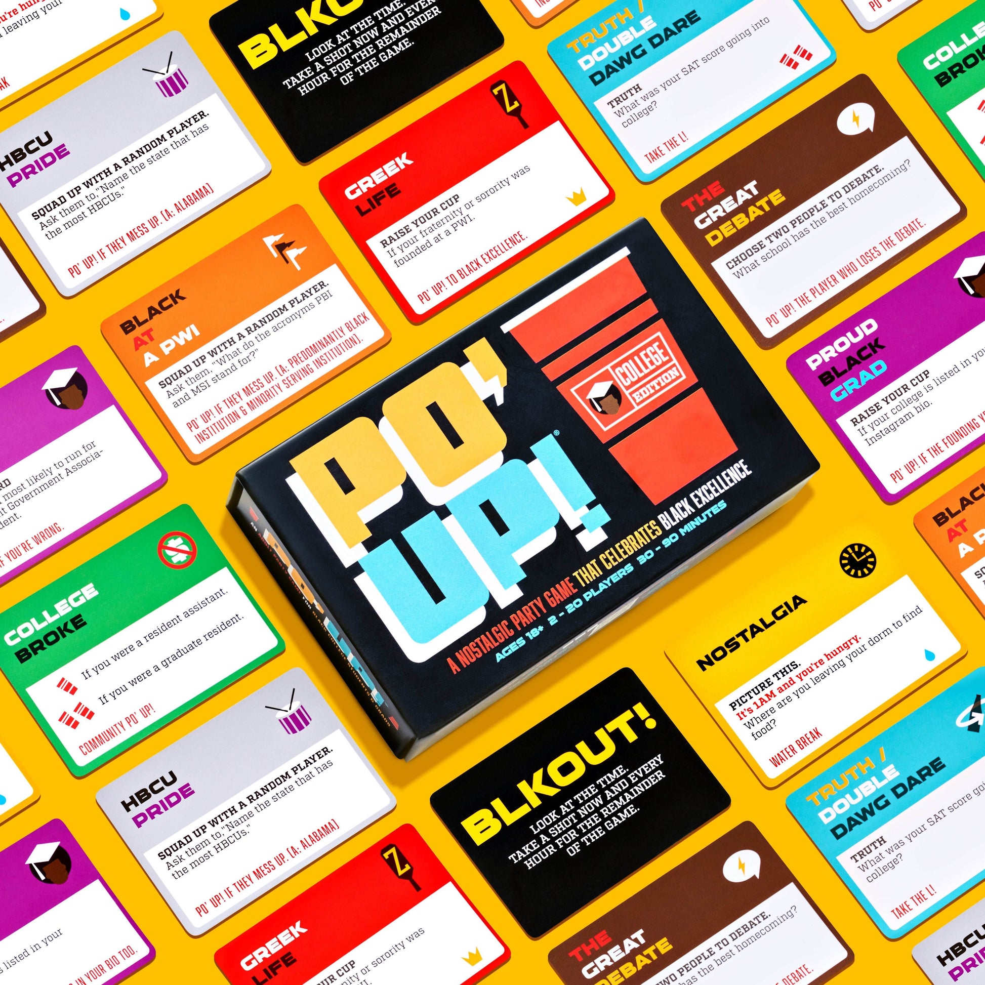 PO' UP! Card Game: College Edition - 