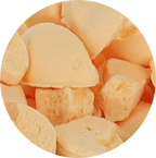Freeze Dried Ice Cream That Does Not Melt (Bits) Peach