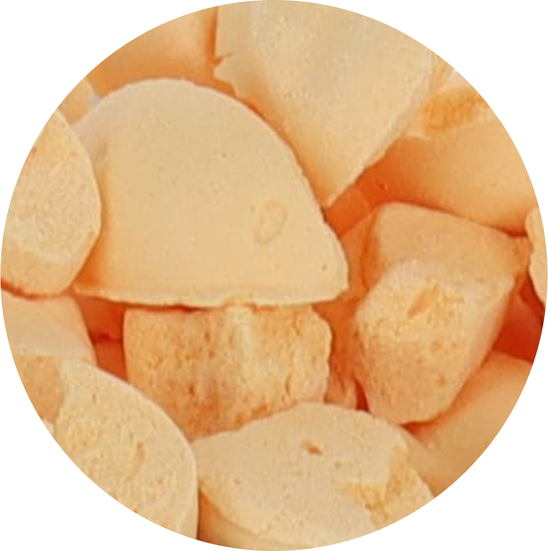 Freeze Dried Ice Cream That Does Not Melt (Bits) Peach