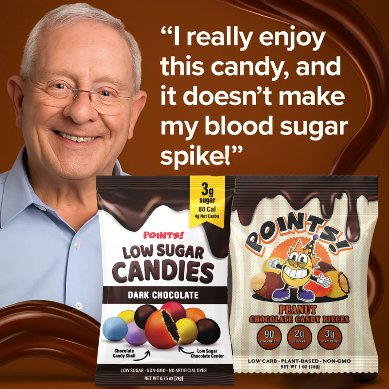 Low Glycemic Peanut + Dark Chocolate
