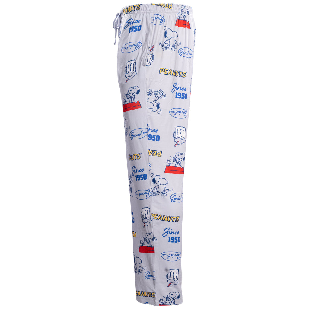Peanuts Since 1950 Gray Adult Unisex Lounge Pants