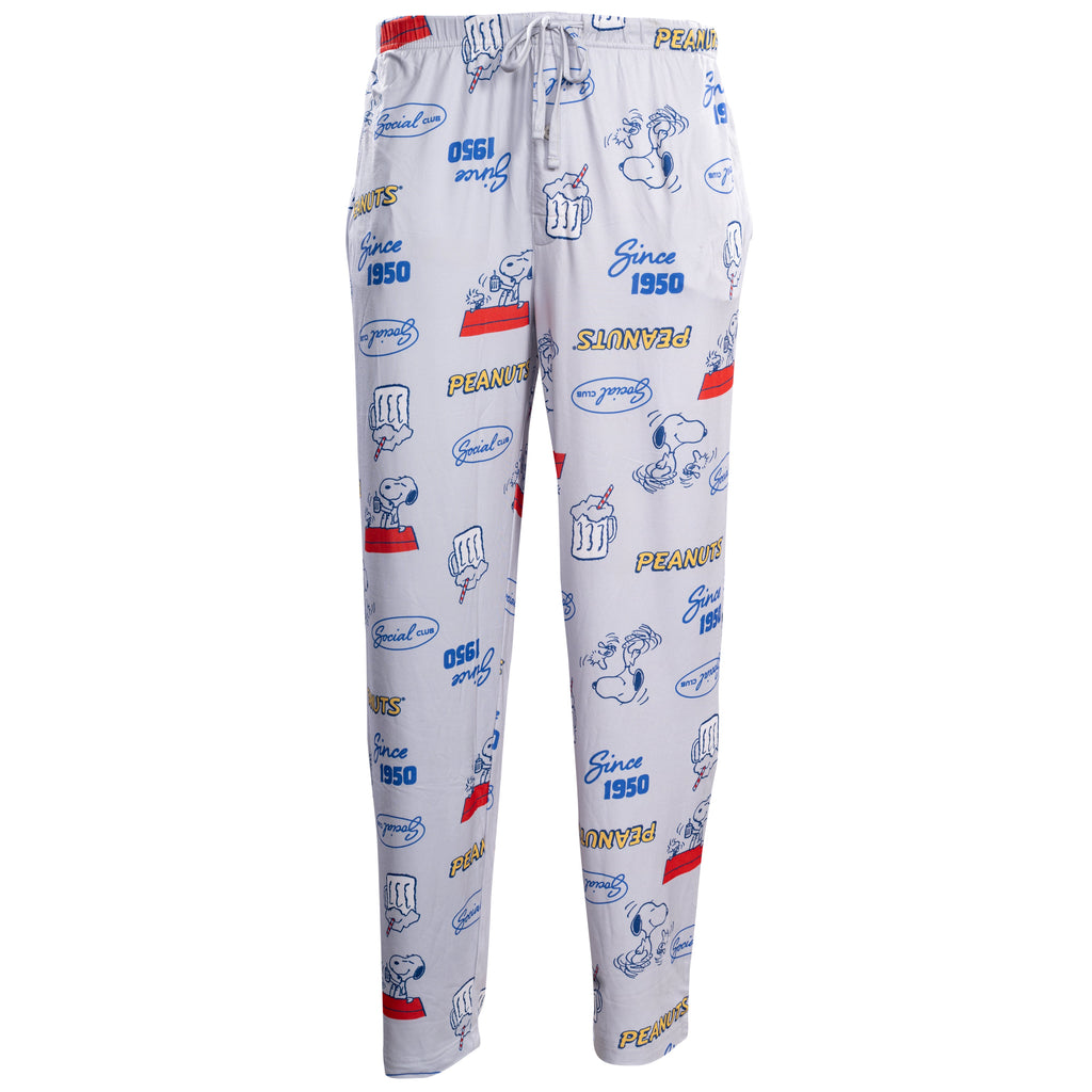 Peanuts Since 1950 Gray Adult Unisex Lounge Pants
