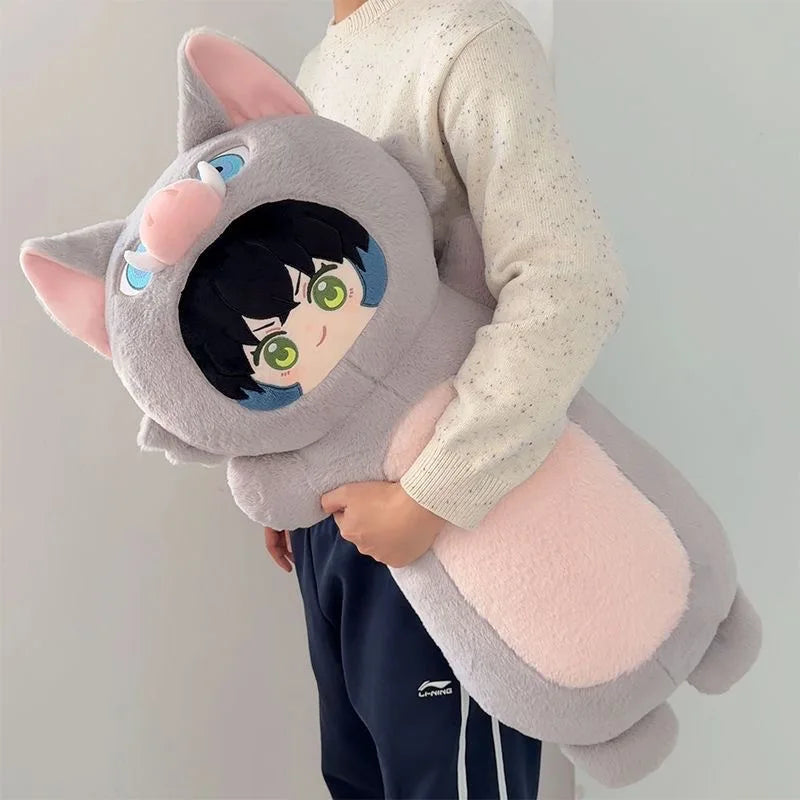 Boar Warrior Plush Body Pillow – Long Anime-Inspired Plush Toy