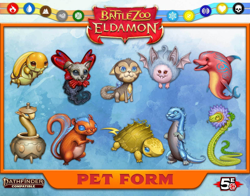 Battlezoo Eldamon PDF - Pathfinder 2nd Edition / PDF Only
