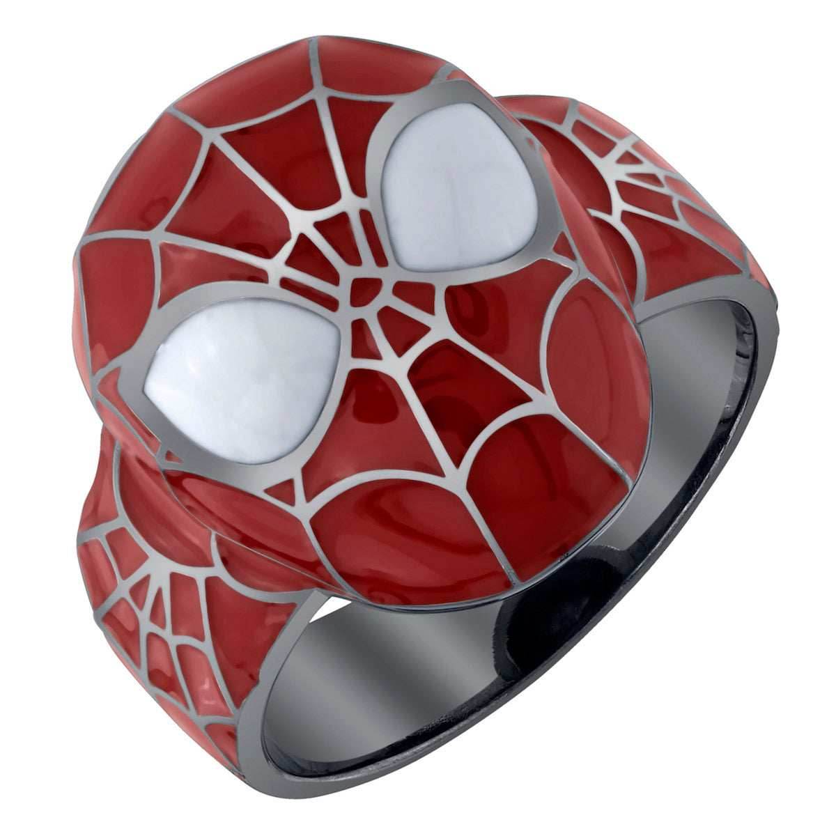 Marvel X RockLove SPIDER-MAN Peter Parker Mask Ring - Size 6