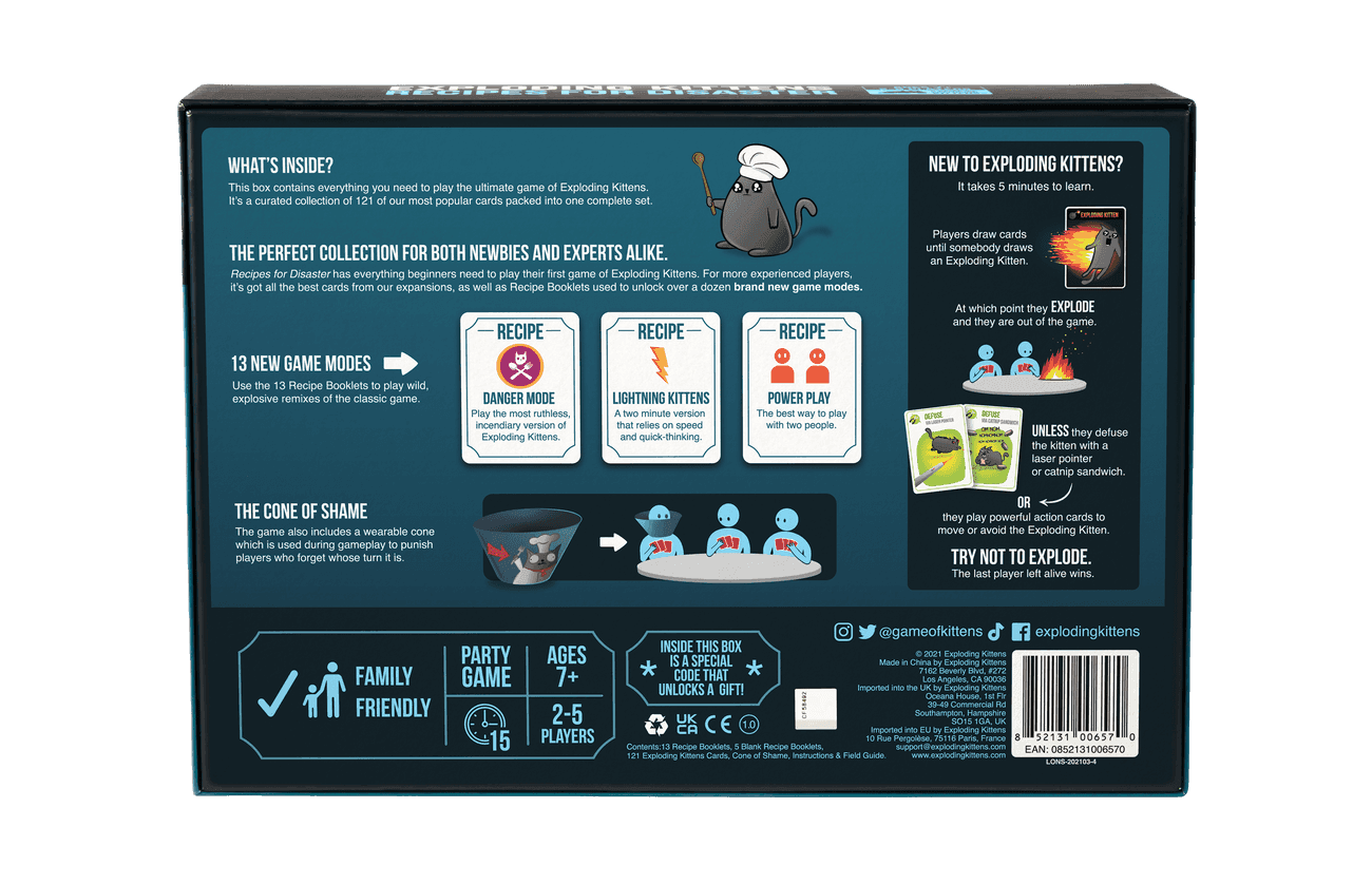 Exploding Kittens: Recipes for Disaster - 