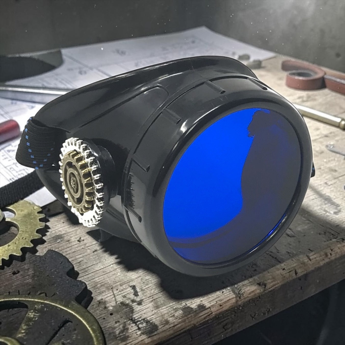 Airship pirate eyepatch monocle