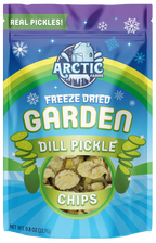 Freeze Dried Dill Pickle Chips (Less Salty)
