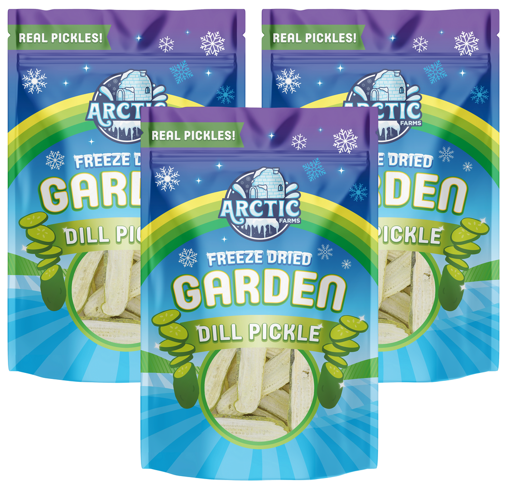 Freeze Dried Kosher Dill Pickle Slices from Jersey Pickles