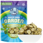Freeze Dried Dill Pickle Chips (Less Salty)