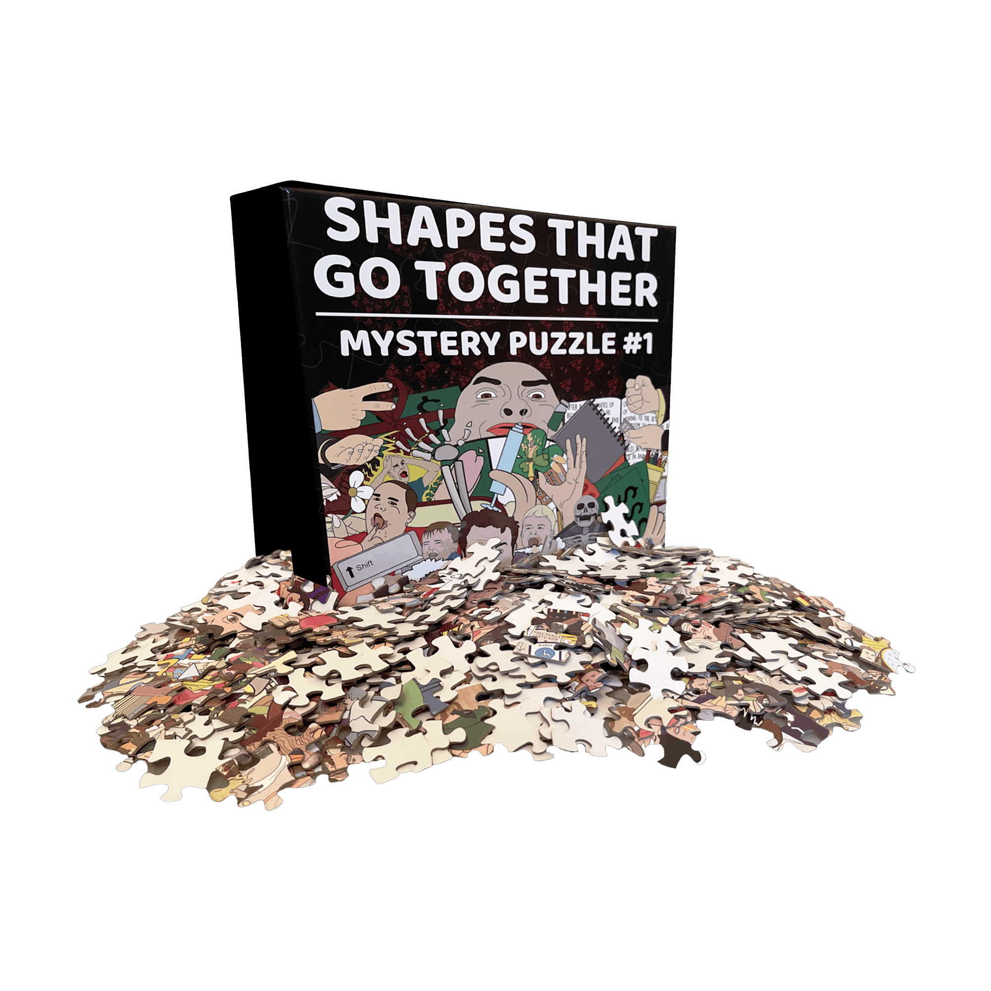 Shapes That Go Together - F-Life Mystery Puzzle #1 - 