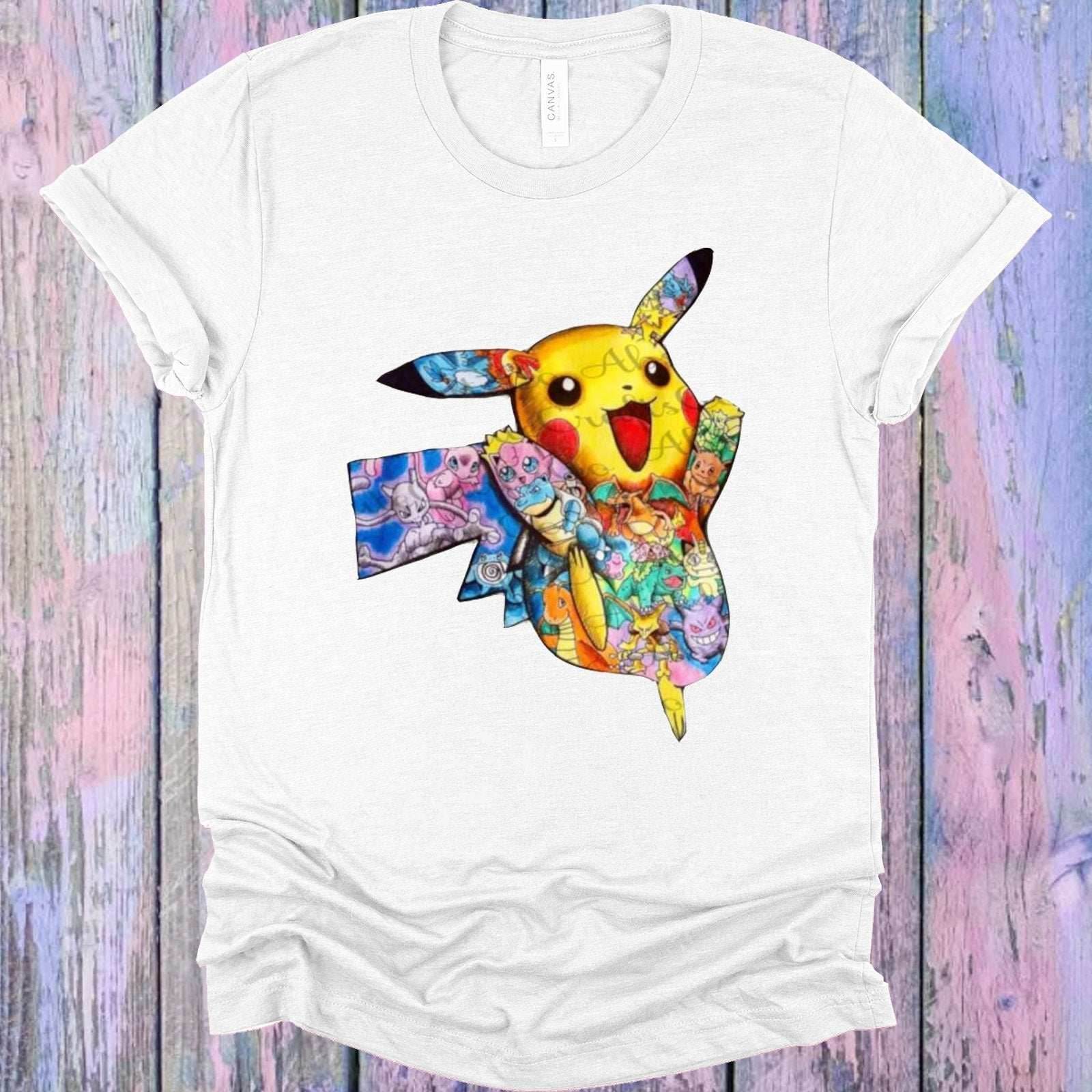 Character Collage Graphic Tee - S