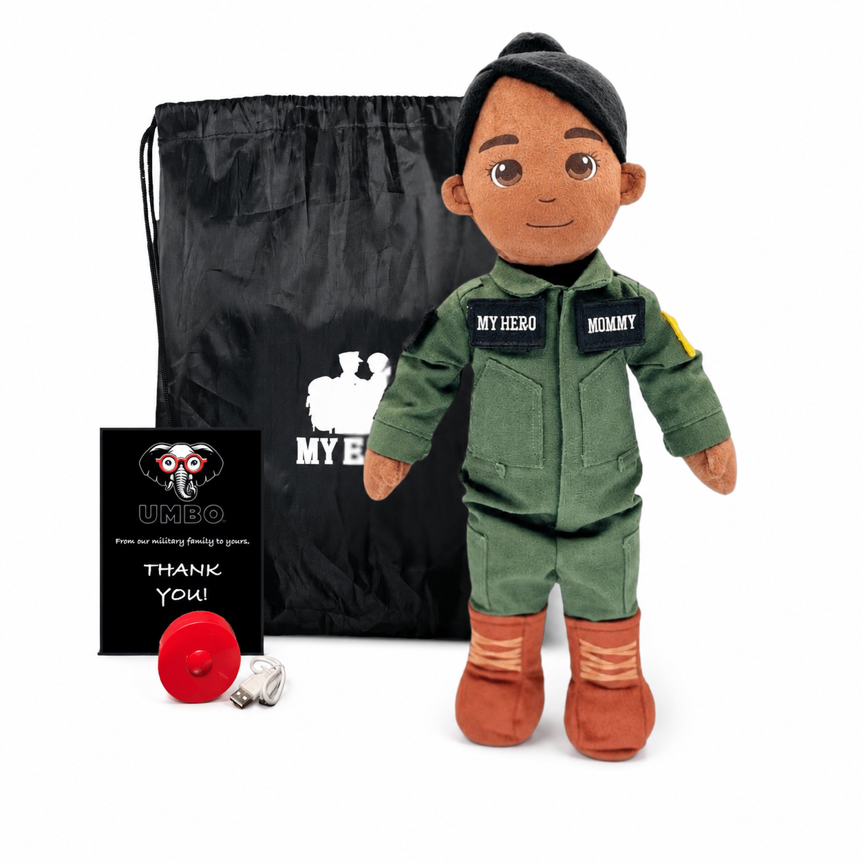My Hero™ Flight Suit Pilot Daddy Doll | Recordable Plush