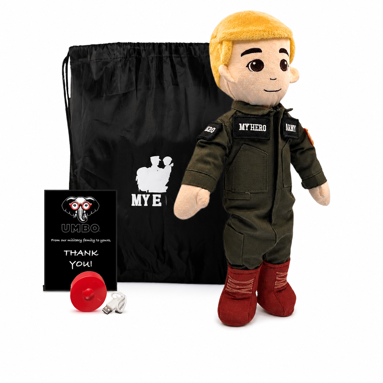 My Hero™ Flight Suit Pilot Daddy Doll | Recordable Plush