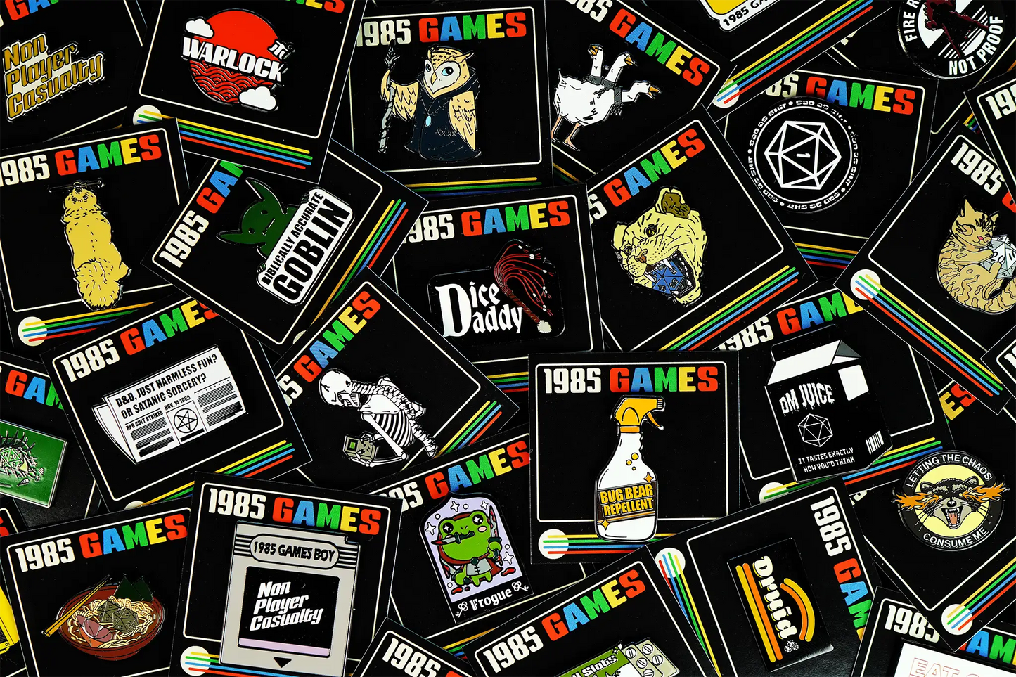 Mystery Pin Pack - 25 Mystery Enamel Pins NO DUPLICATES!