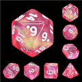 Pink Bunny RPG Dice Set - 